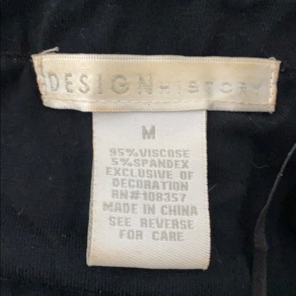 Design Histiory  black dress - Picture 4 of 4